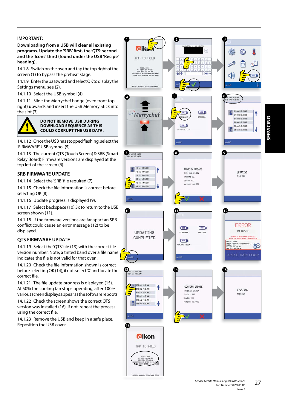 Merrychef eikon e4s User Manual | Page 27 / 59