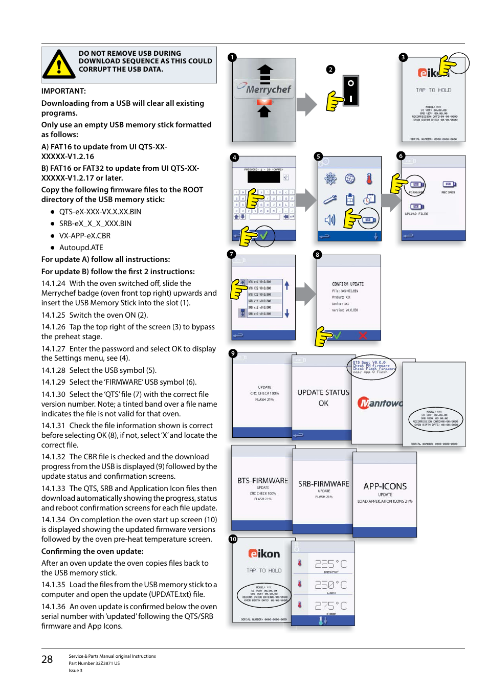 Merrychef eikon e4s User Manual | Page 28 / 59