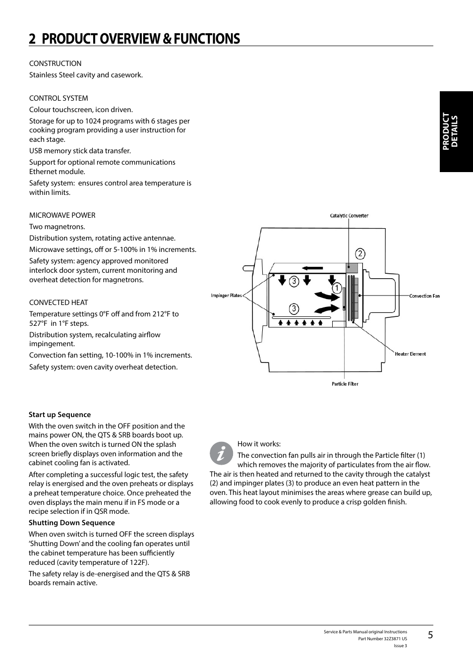 2 product overview & functions | Merrychef eikon e4s User Manual | Page 5 / 59