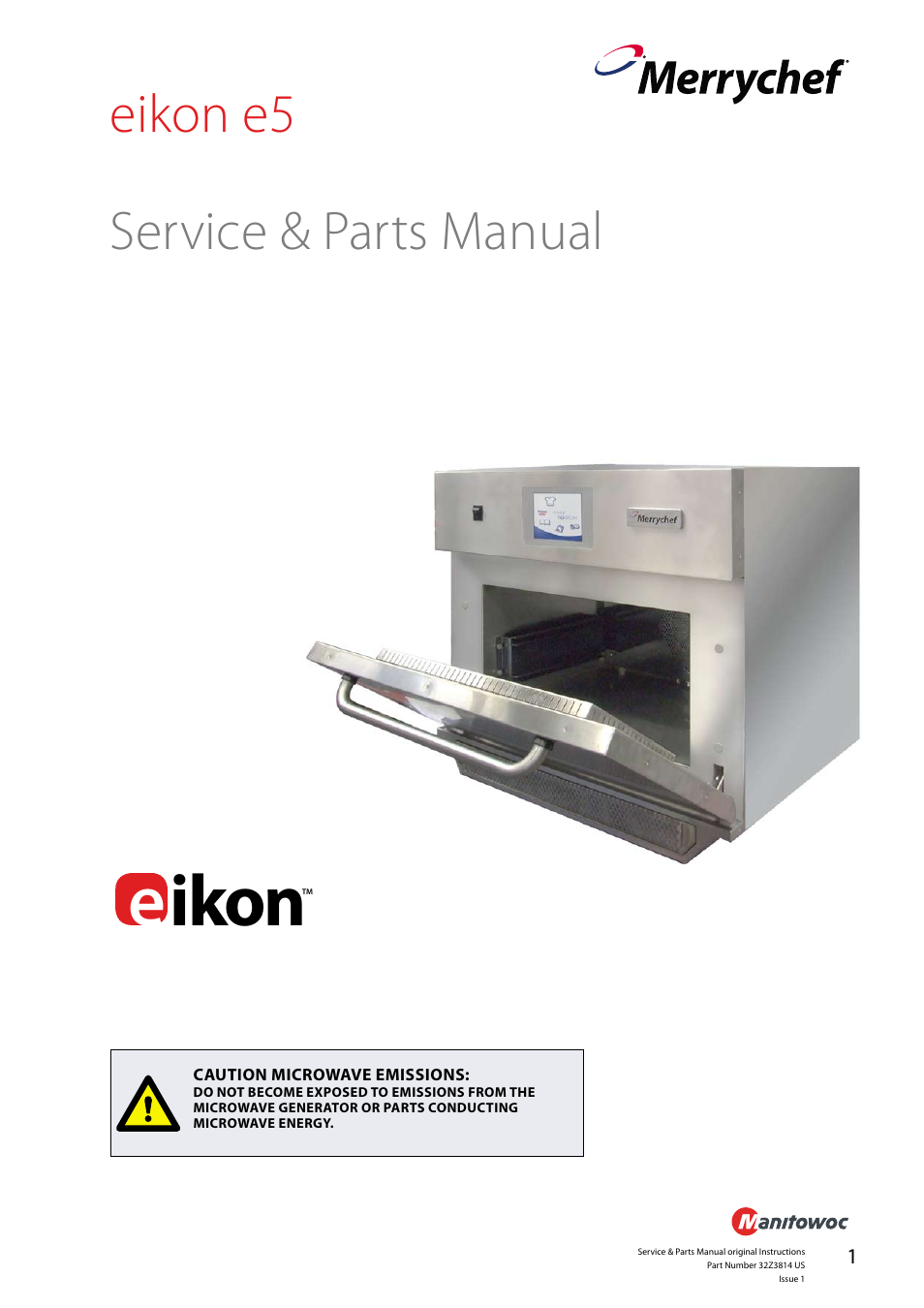 Merrychef eikon e5 User Manual | 56 pages