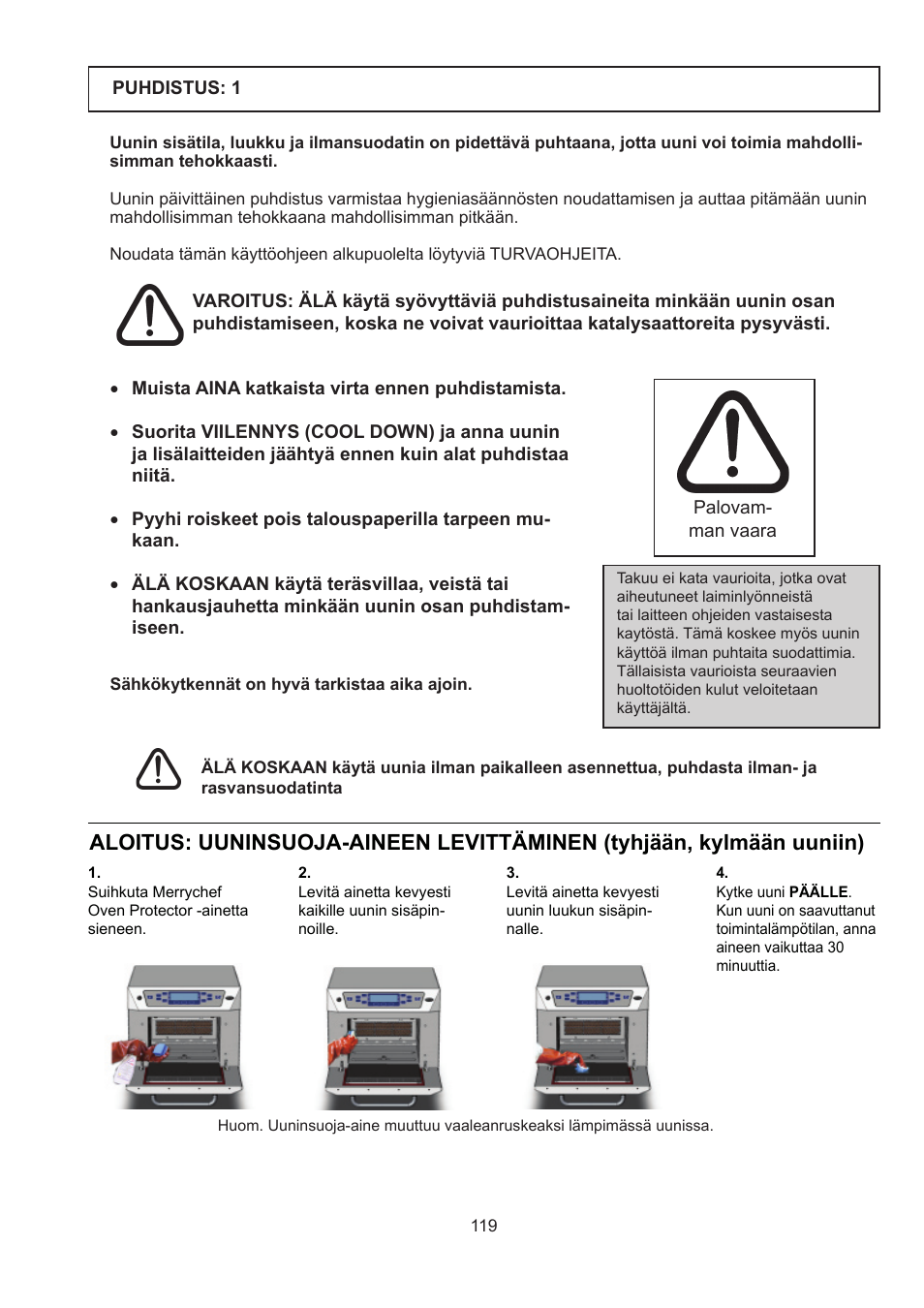Merrychef 402s User Manual | Page 119 / 142