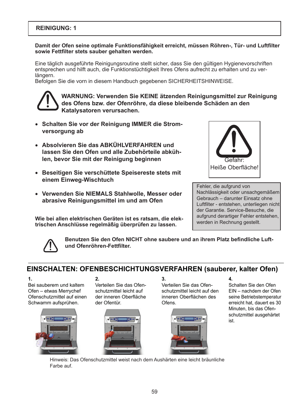 Merrychef 402s User Manual | Page 59 / 142