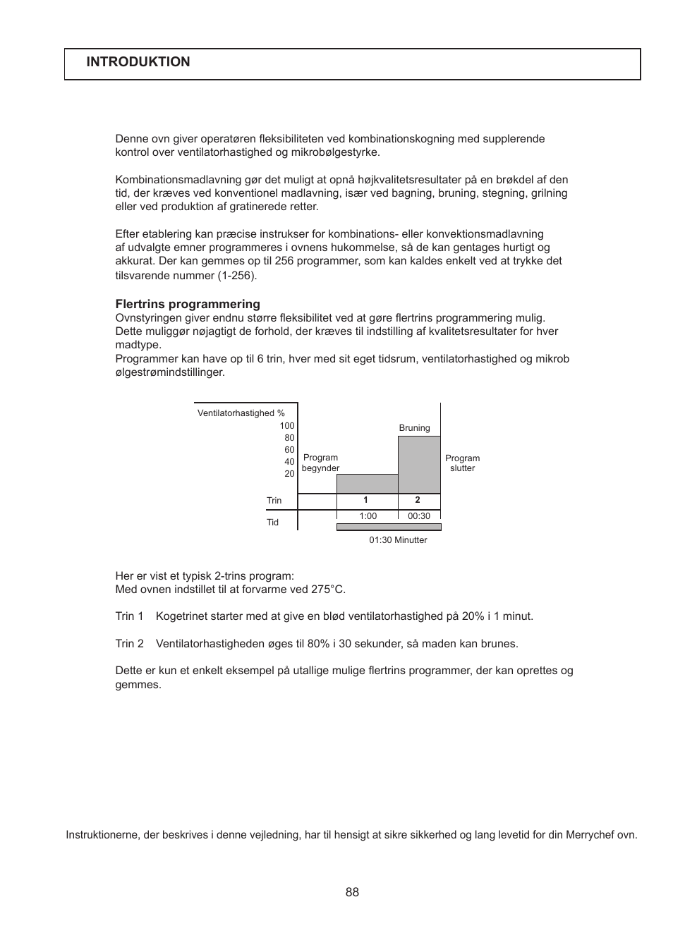 Introduktion | Merrychef 402s User Manual | Page 88 / 142