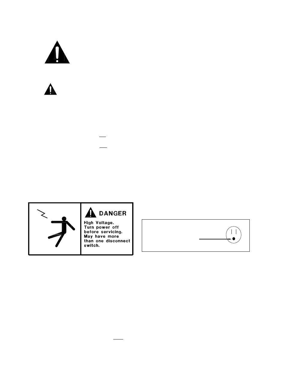 Caution, Ground required for safe operation | Nor-Lake Ice Cream Dipping-Display Merchandisers User Manual | Page 4 / 13