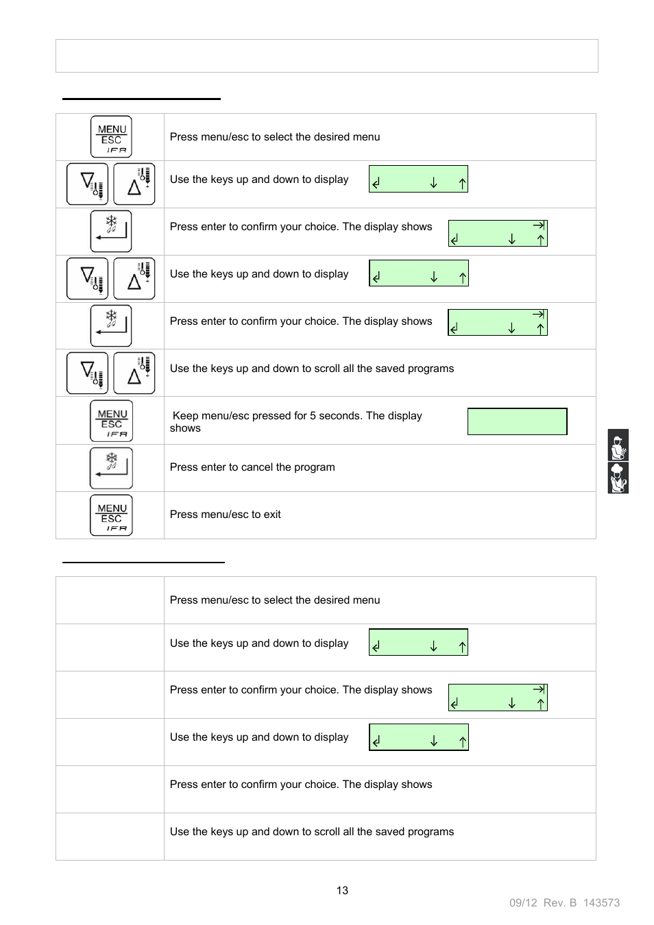 O op pe er ra at tiio on n m ma an nu ua al l | Nor-Lake Blast Chillers & Blast Chillers-Freezers User Manual | Page 13 / 46