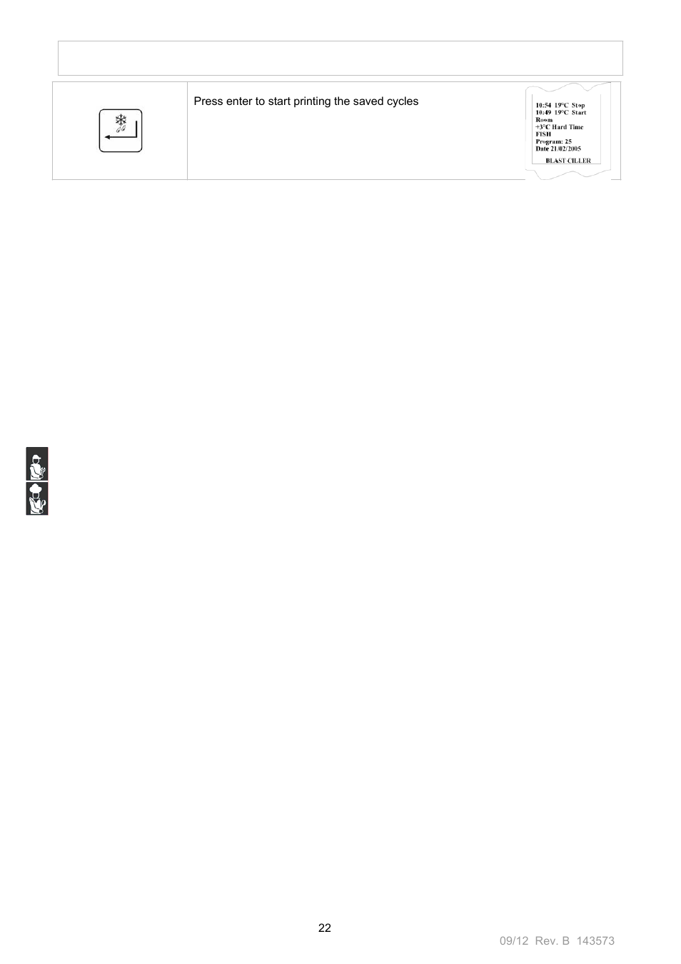 O op pe er ra at tiio on n m ma an nu ua al l | Nor-Lake Blast Chillers & Blast Chillers-Freezers User Manual | Page 22 / 46