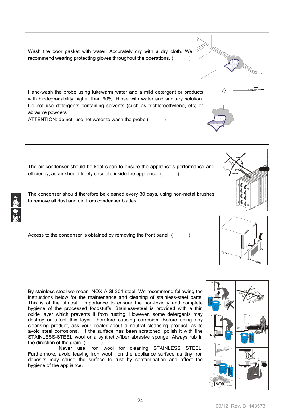 O op pe er ra at tiio on n m ma an nu ua al l | Nor-Lake Blast Chillers & Blast Chillers-Freezers User Manual | Page 24 / 46