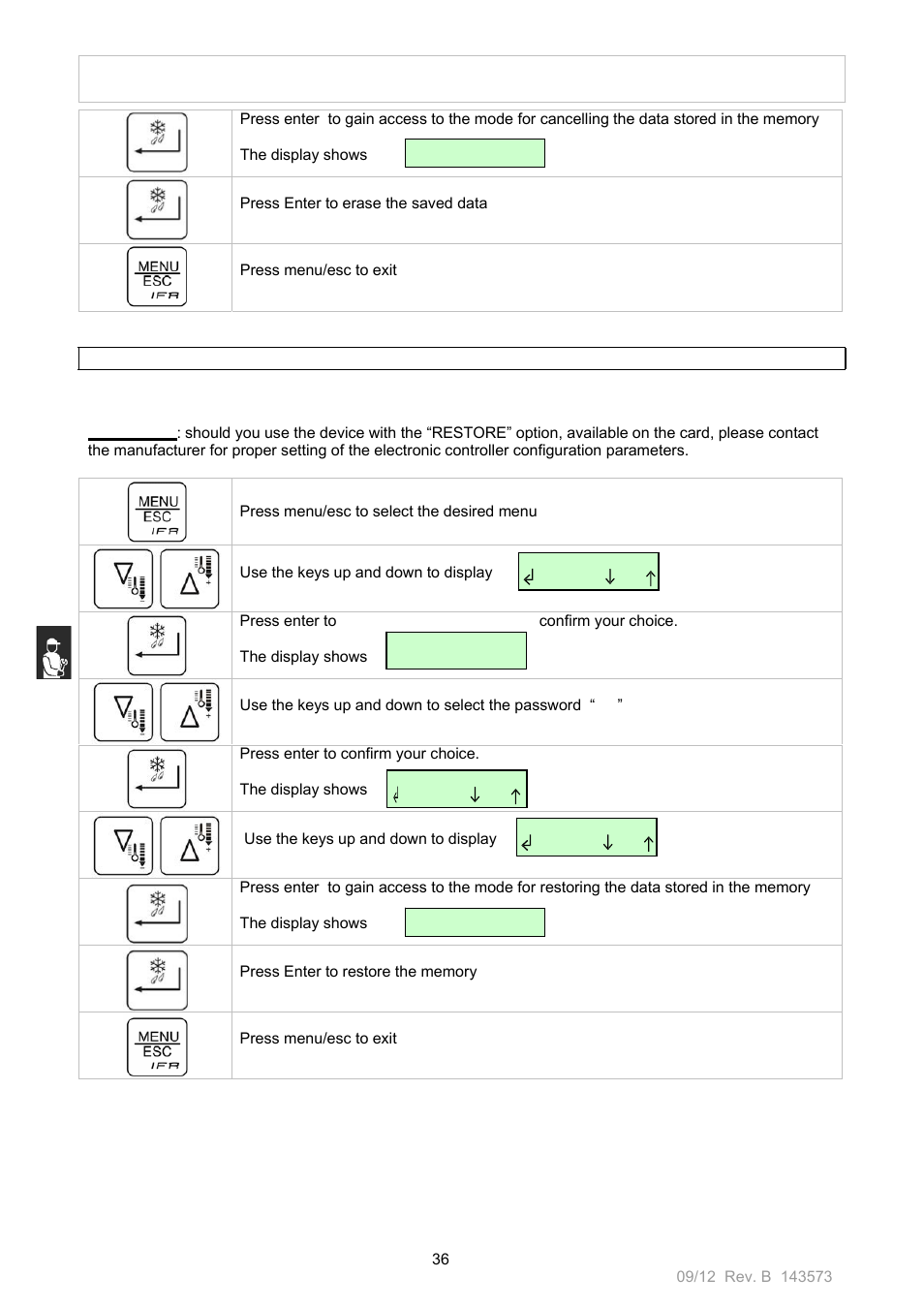 Nor-Lake Blast Chillers & Blast Chillers-Freezers User Manual | Page 36 / 46