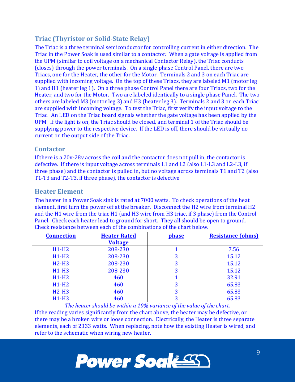 Power Soak 34773 ps-200/201 Service Manual User Manual | Page 12 / 28