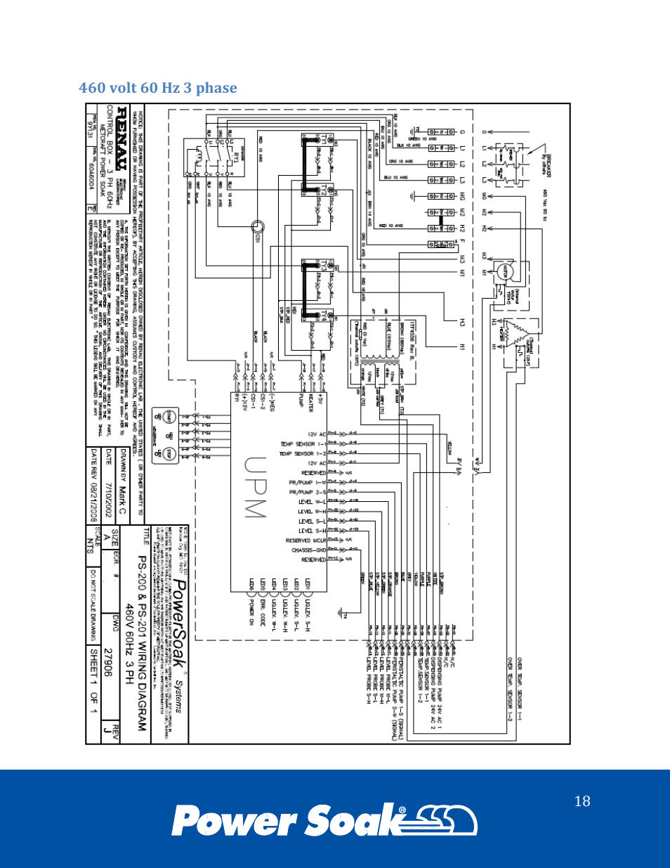 Power Soak 34773 ps-200/201 Service Manual User Manual | Page 21 / 28