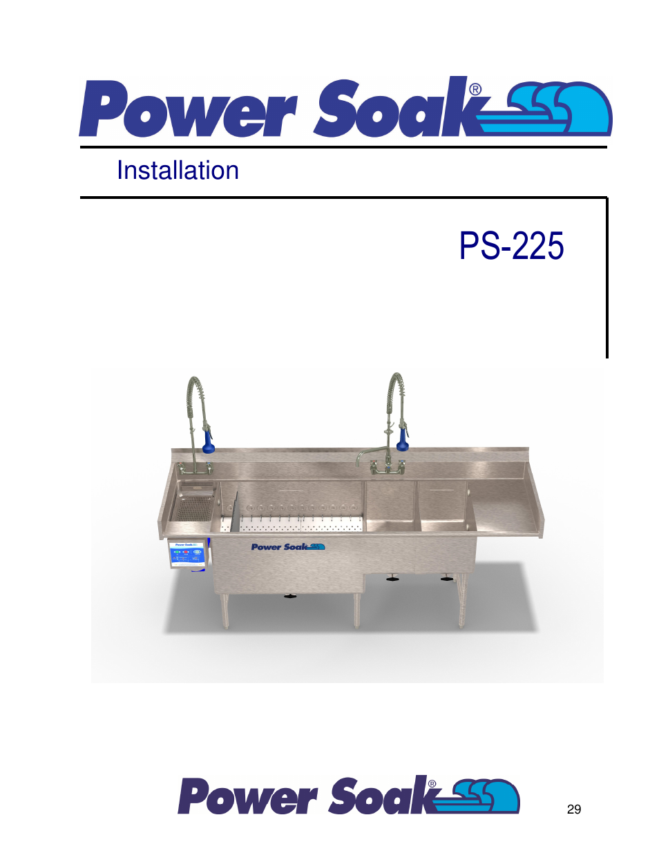 Ps-225, Installation | Power Soak 33755 PS-225 Owner's Manual User Manual | Page 33 / 36