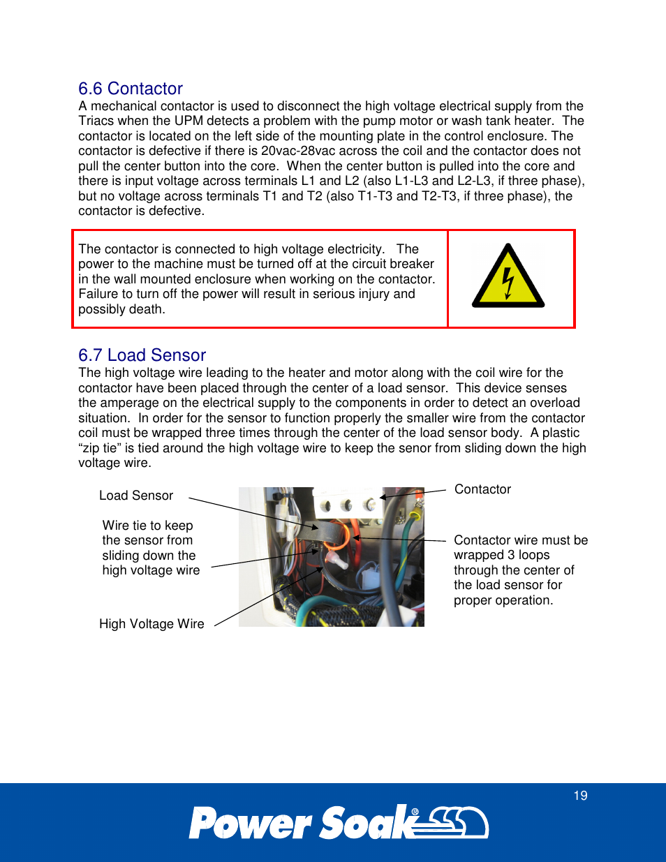 6 contactor, 7 load sensor | Power Soak 34774 PS-225 Service Manual User Manual | Page 25 / 60