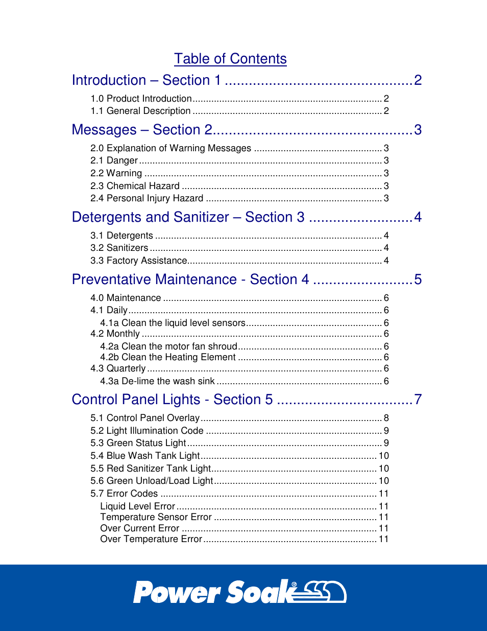 Power Soak 34774 PS-225 Service Manual User Manual | Page 3 / 60