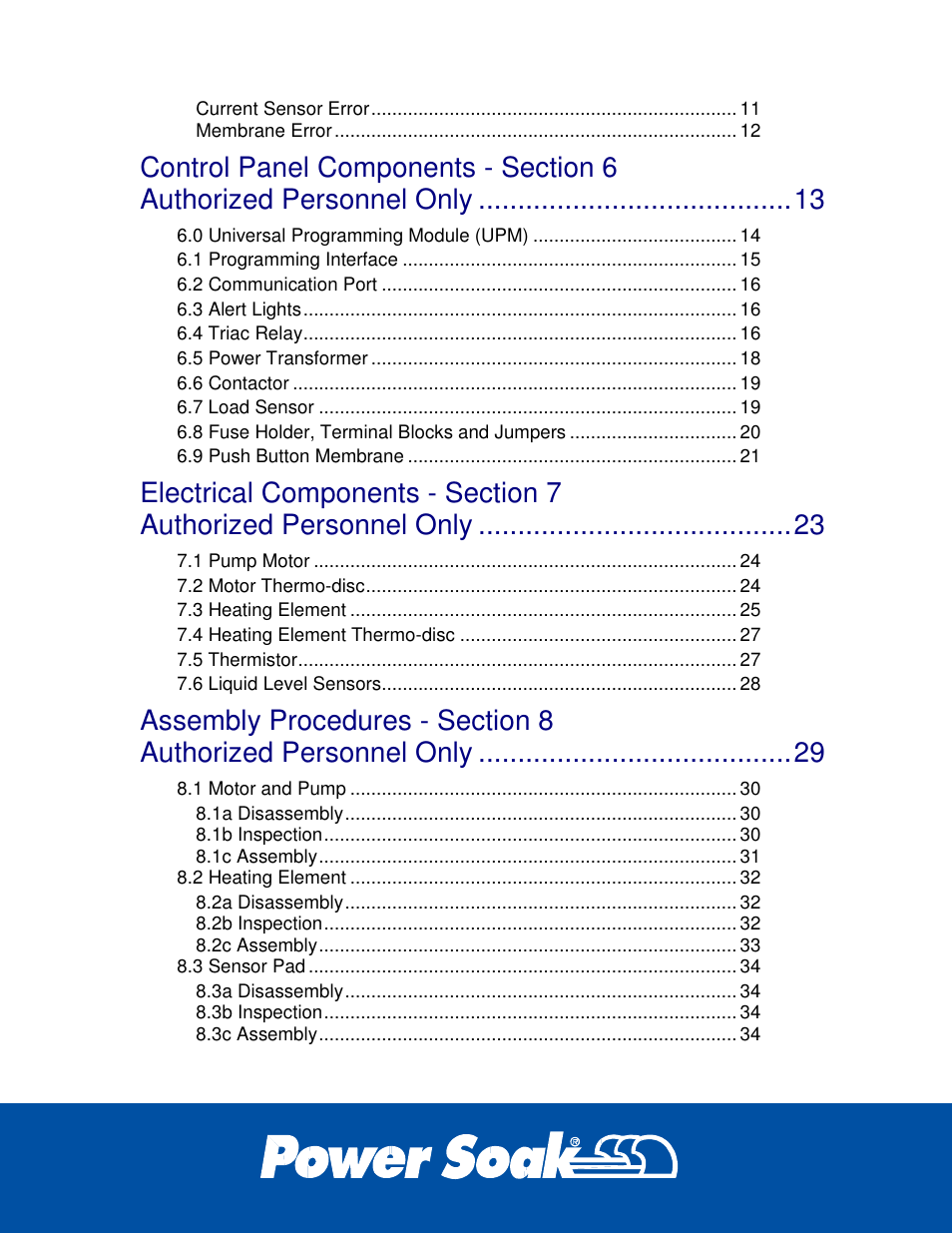 Power Soak 34774 PS-225 Service Manual User Manual | Page 4 / 60