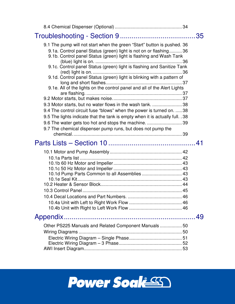 Appendix | Power Soak 34774 PS-225 Service Manual User Manual | Page 5 / 60