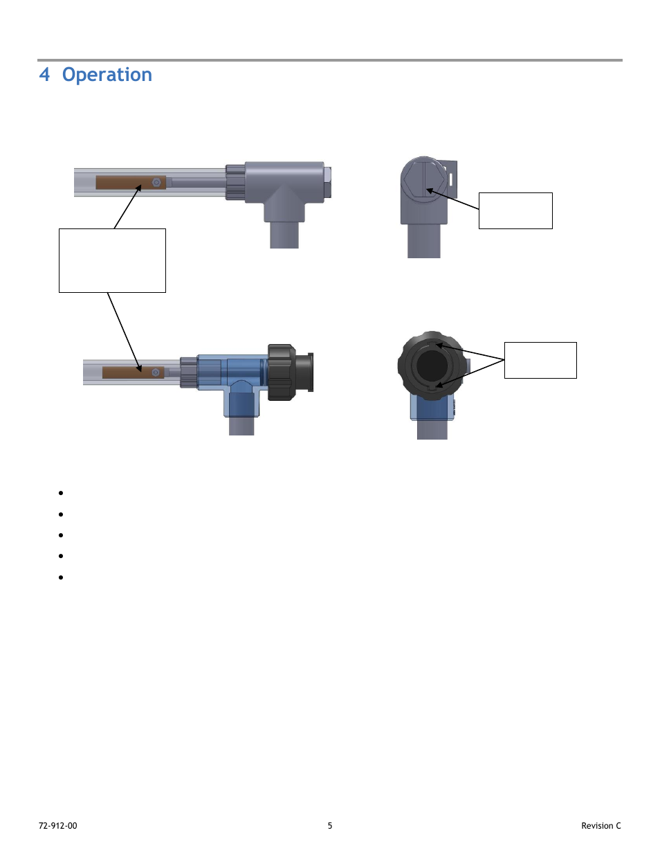 4 operation | Pulsafeeder Corrosion Coupon Rack User Manual | Page 5 / 7