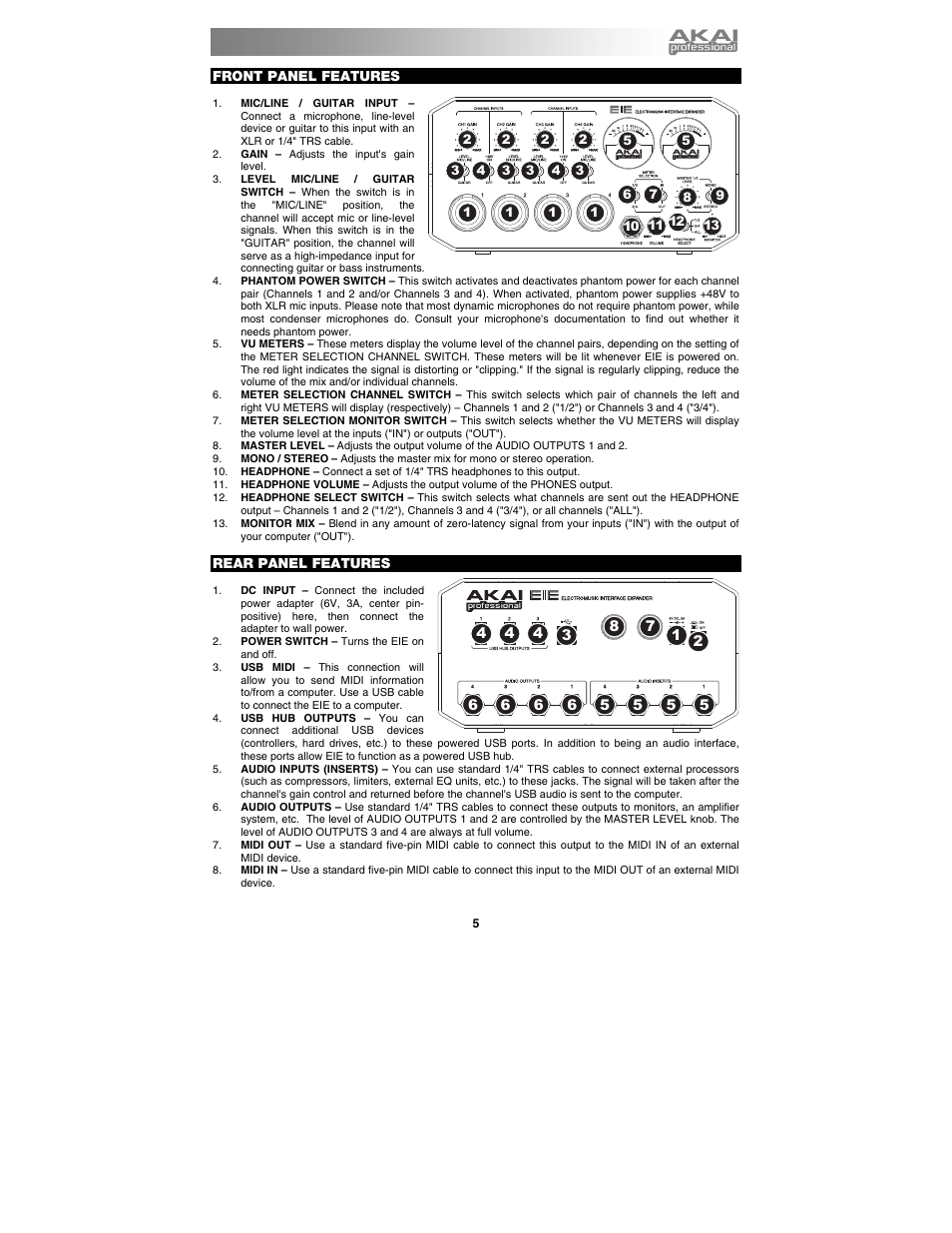 Akai eie User Manual | Page 5 / 20