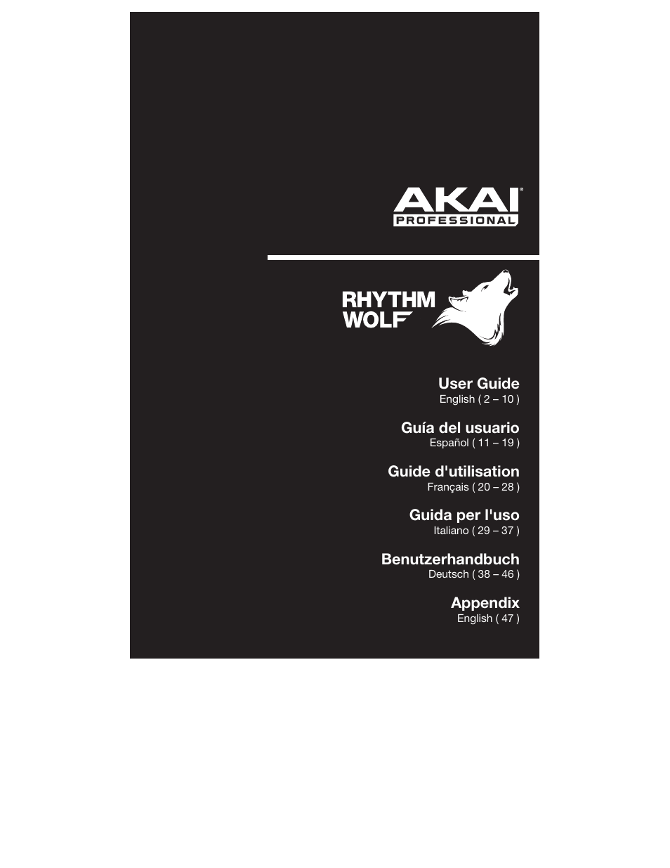 Akai Rhythm Wolf User Manual | 48 pages