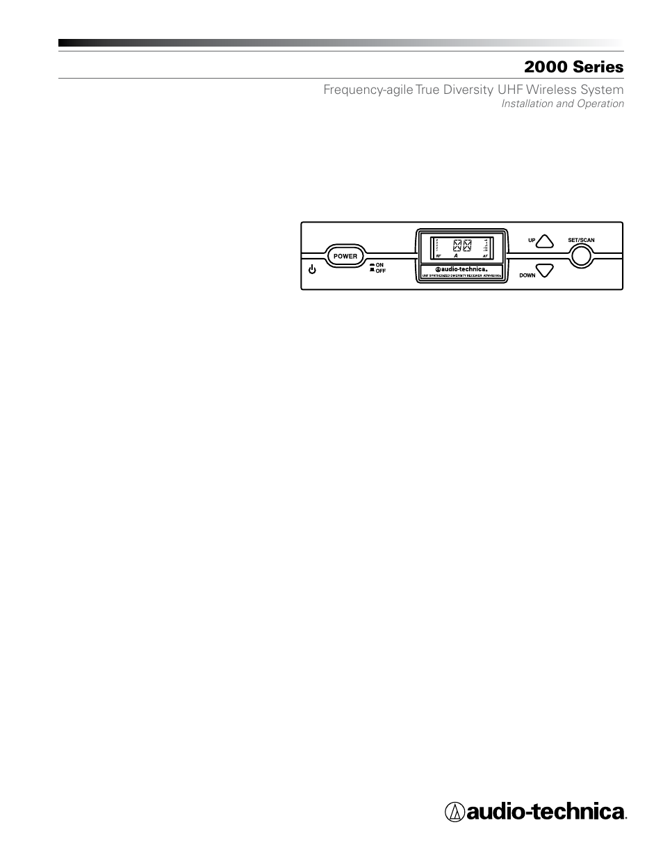 Audio-Technica ATW-T210A User Manual | 12 pages