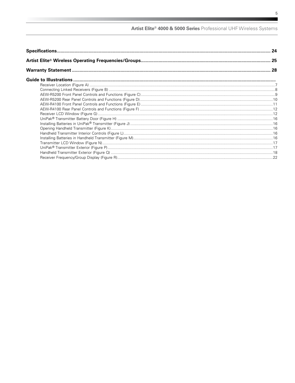 Audio-Technica AEW-T1000A User Manual | Page 5 / 28