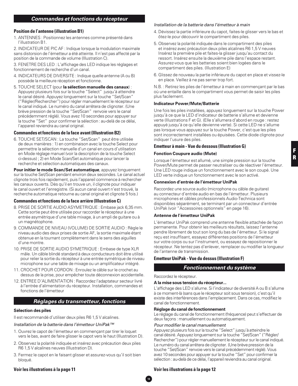 Audio-Technica 700 SERIES User Manual | Page 14 / 65