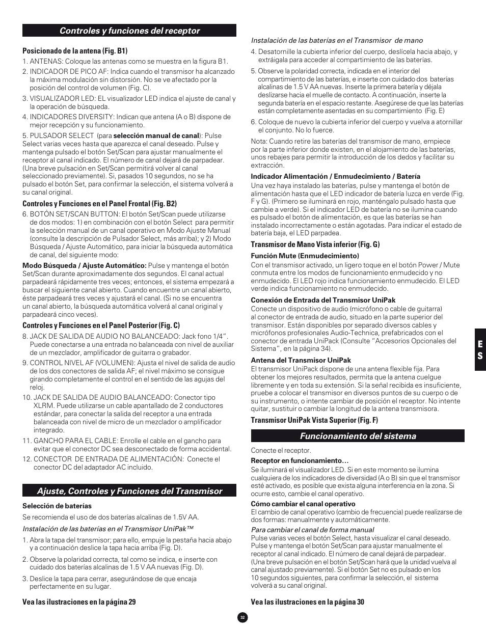 Audio-Technica 700 SERIES User Manual | Page 32 / 65