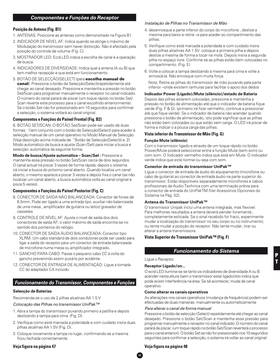 Audio-Technica 700 SERIES User Manual | Page 50 / 65