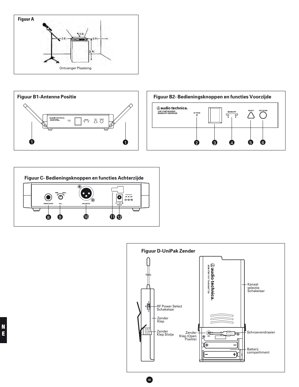 Audio-Technica 700 SERIES User Manual | Page 56 / 65