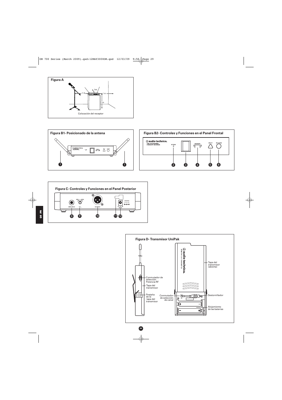 Audio-Technica ATW-T701 User Manual | Page 29 / 65