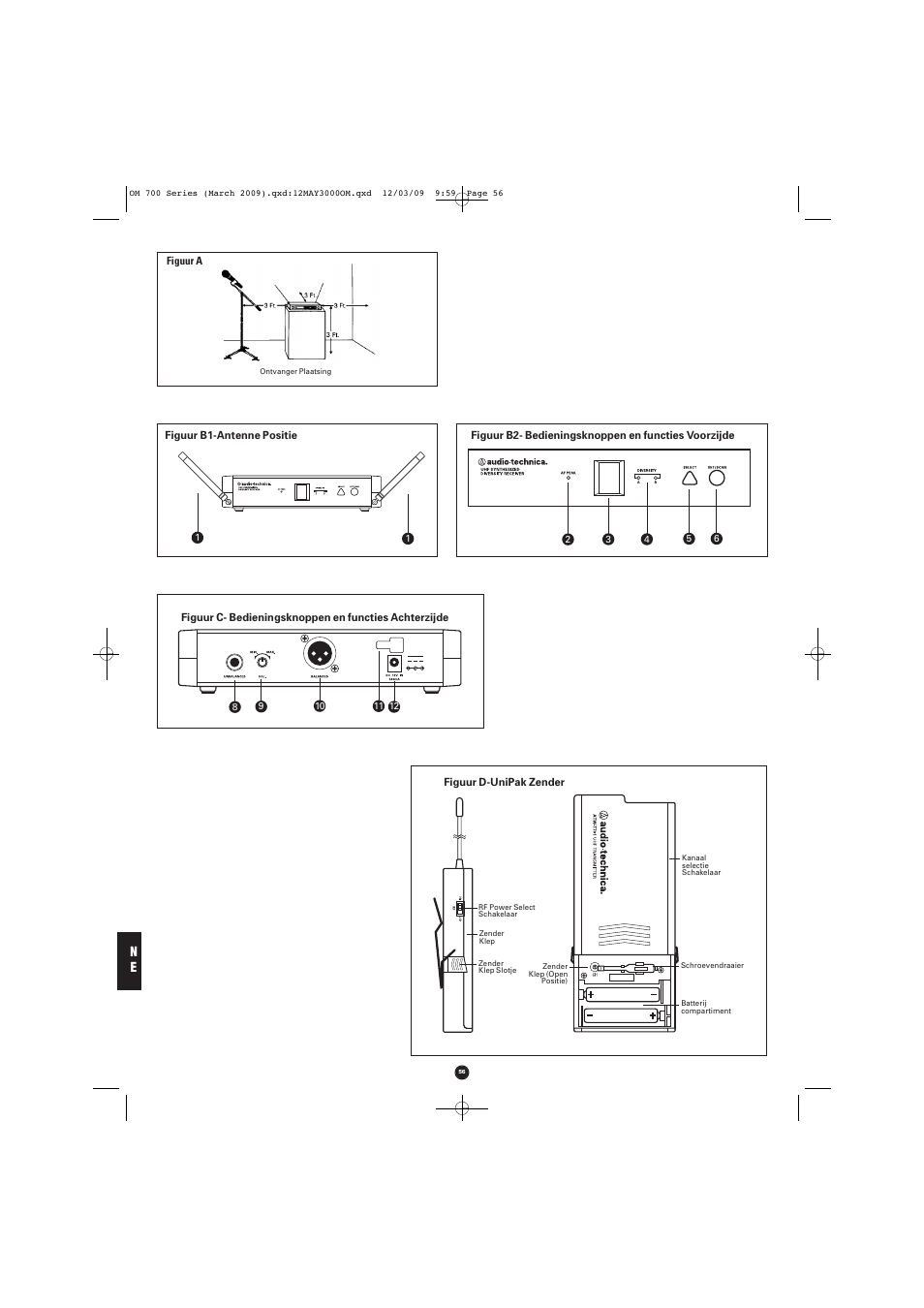 Audio-Technica ATW-T701 User Manual | Page 56 / 65
