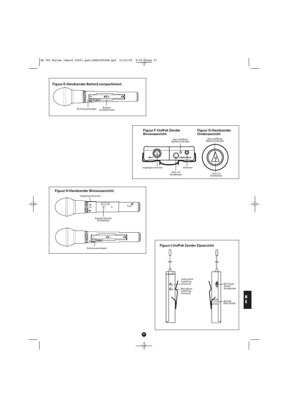 Audio-Technica ATW-T701 User Manual | Page 57 / 65