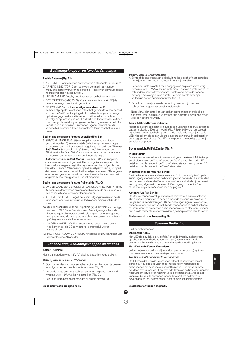 Audio-Technica ATW-T701 User Manual | Page 59 / 65