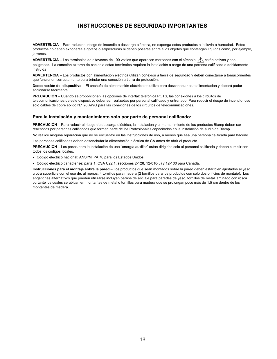 Biamp Tesira EX-IO User Manual | Page 13 / 27