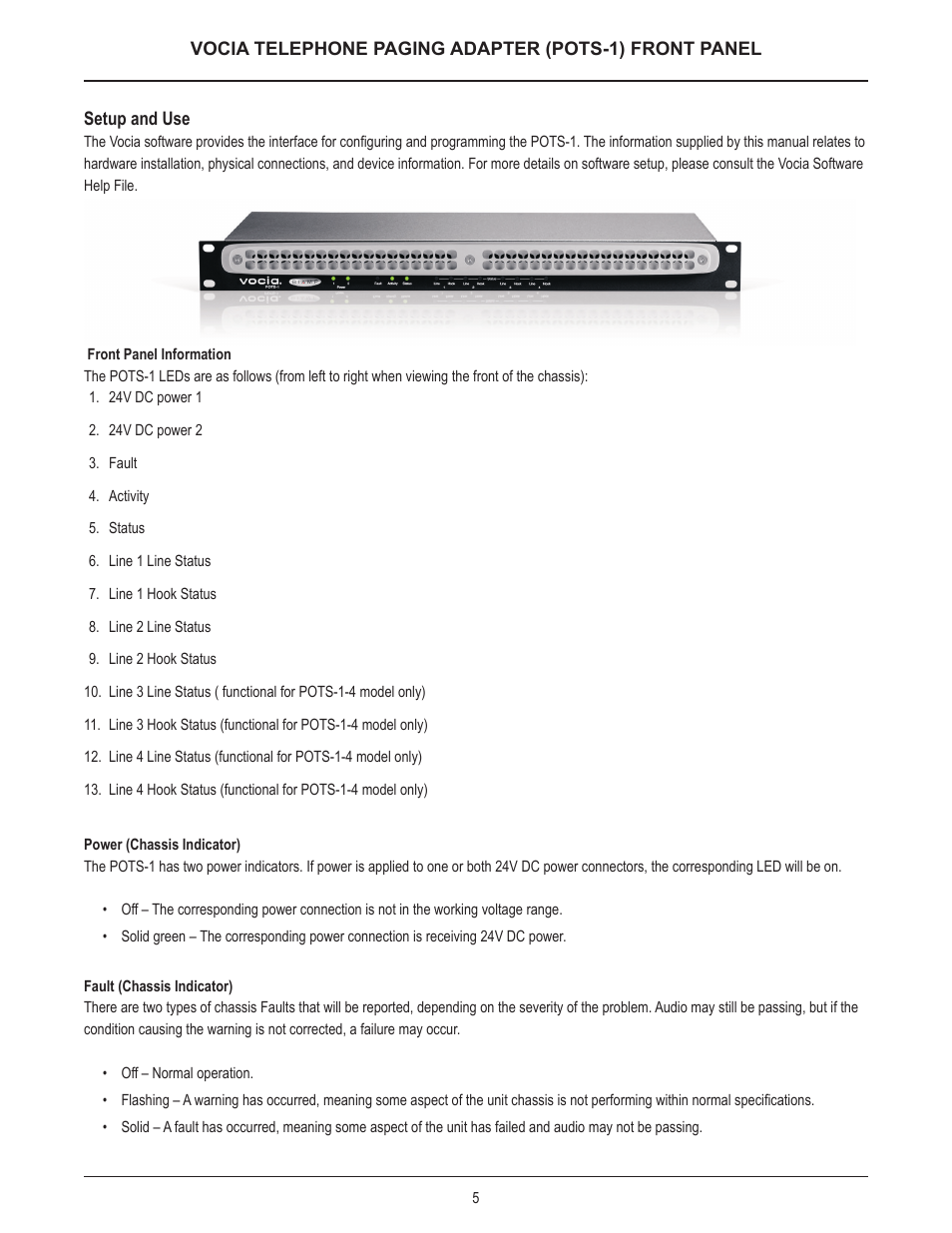 Biamp POTS-1-4 User Manual | Page 5 / 30