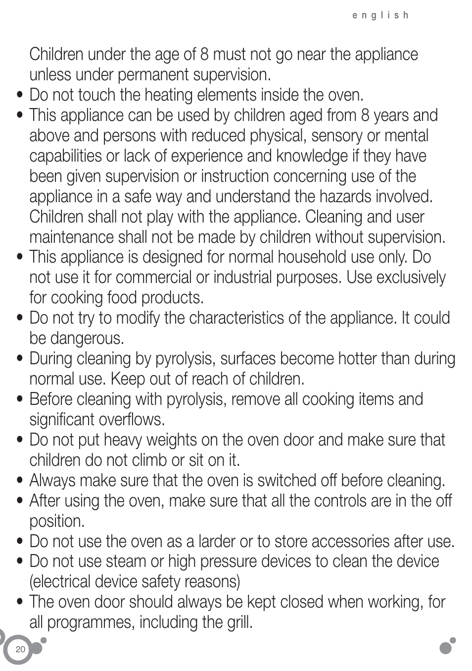 Fagor 6H-185AN User Manual | Page 22 / 86