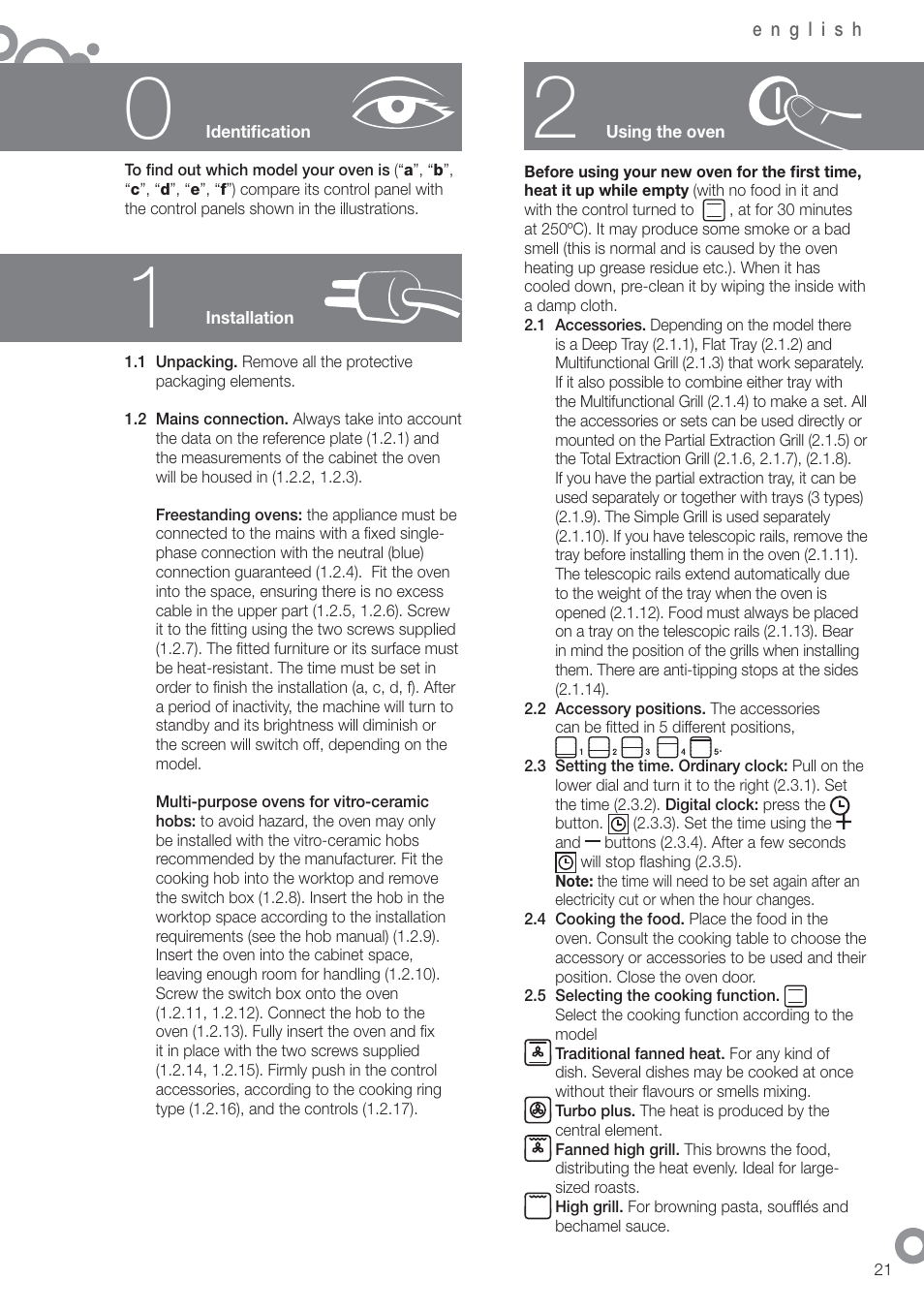 Fagor 6H-185AN User Manual | Page 23 / 86