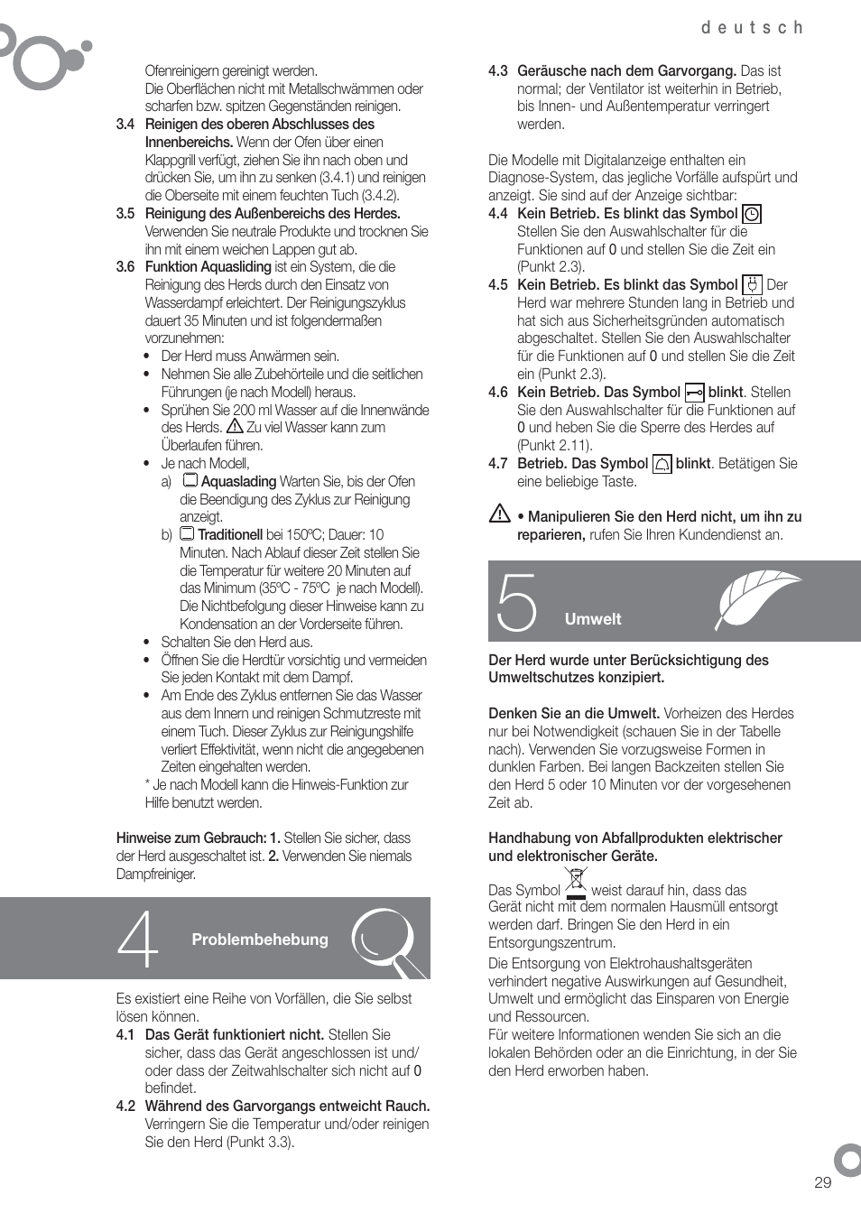 Fagor 6H-185AN User Manual | Page 31 / 86