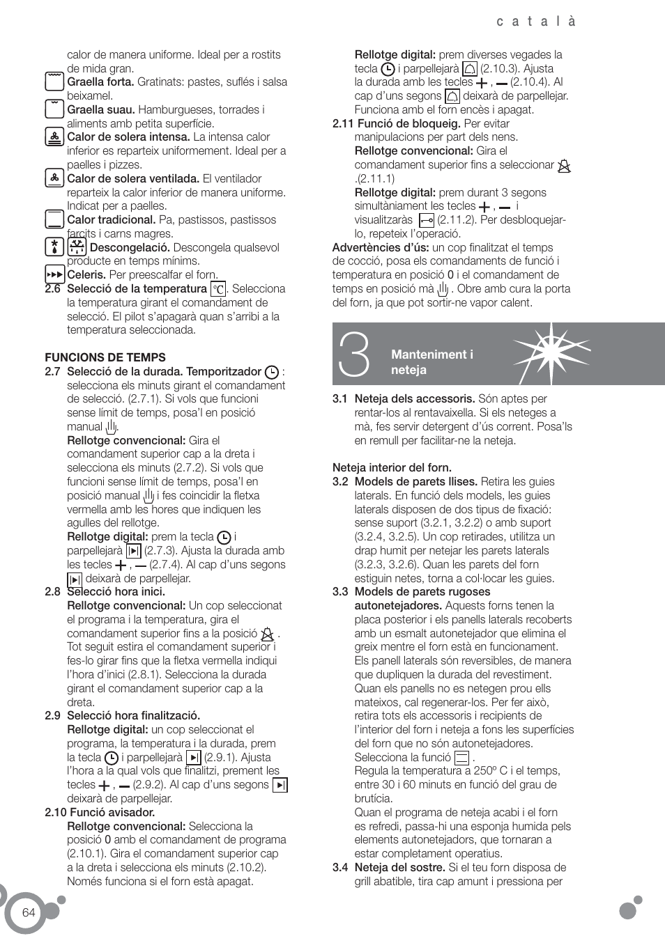 Fagor 6H-185AN User Manual | Page 66 / 86