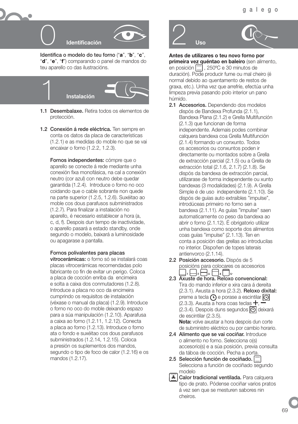Fagor 6H-185AN User Manual | Page 71 / 86