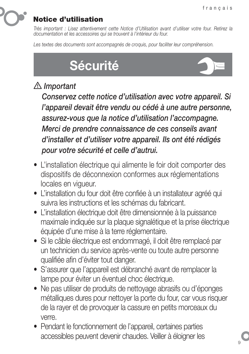 Sécurité | Fagor 6H-755CX User Manual | Page 11 / 114