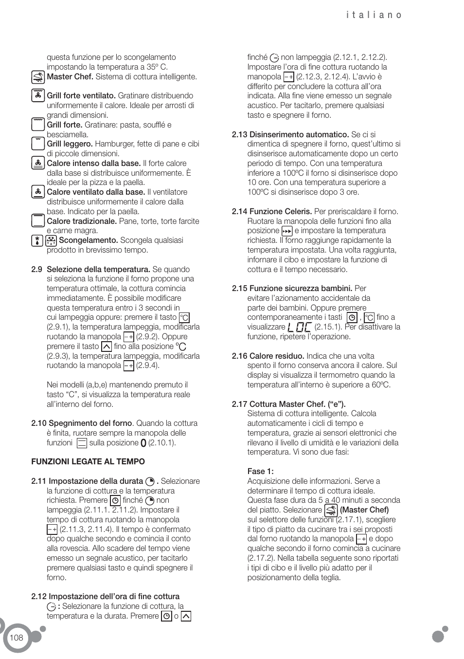 Fagor 6H-755CX User Manual | Page 110 / 114