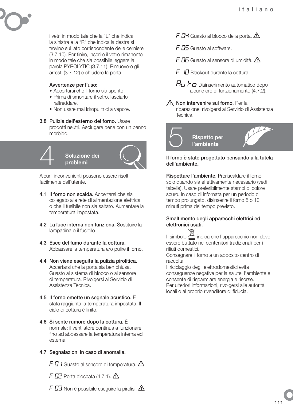 Fagor 6H-755CX User Manual | Page 113 / 114