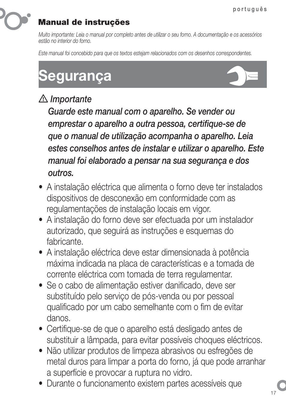 Segurança | Fagor 6H-755CX User Manual | Page 19 / 114