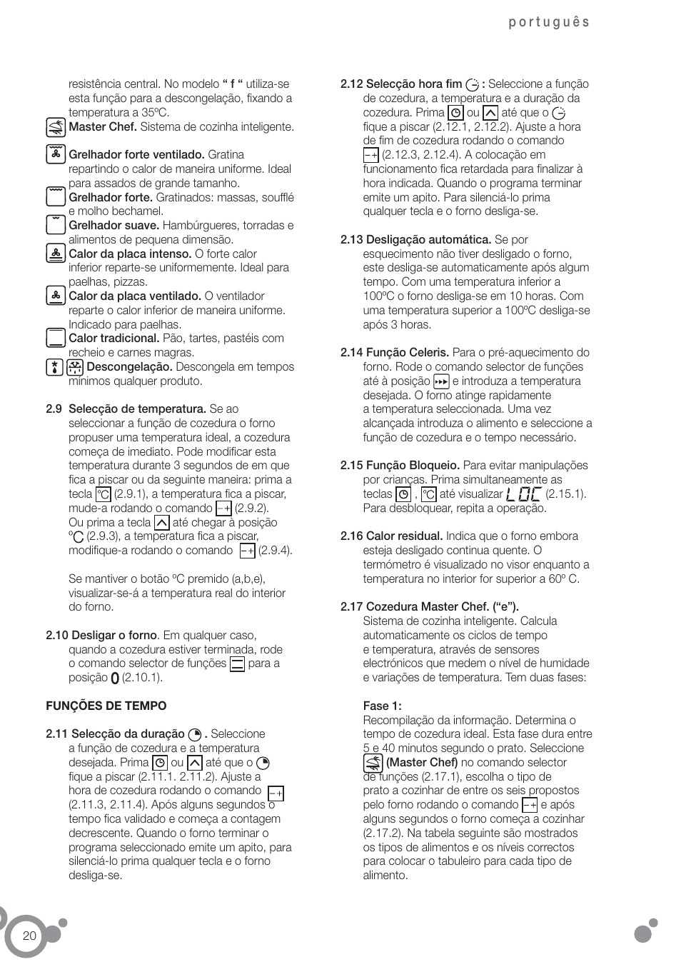 Fagor 6H-755CX User Manual | Page 22 / 114