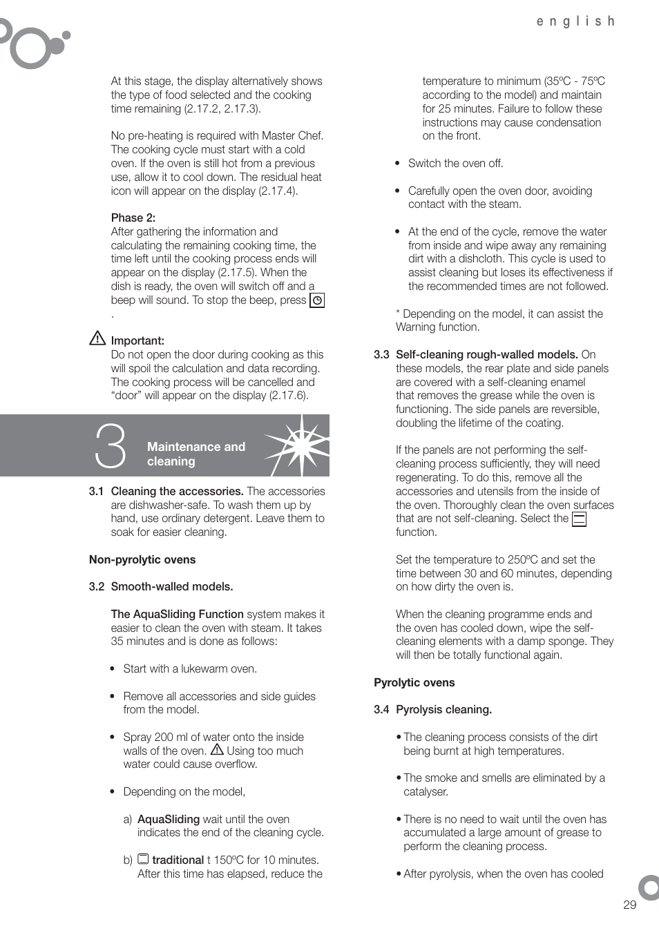 Fagor 6H-755CX User Manual | Page 31 / 114