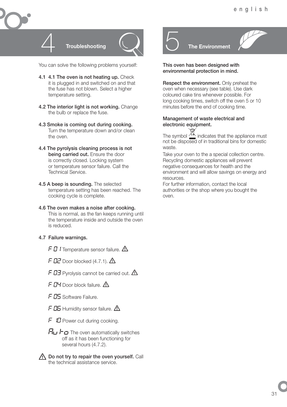Fagor 6H-755CX User Manual | Page 33 / 114