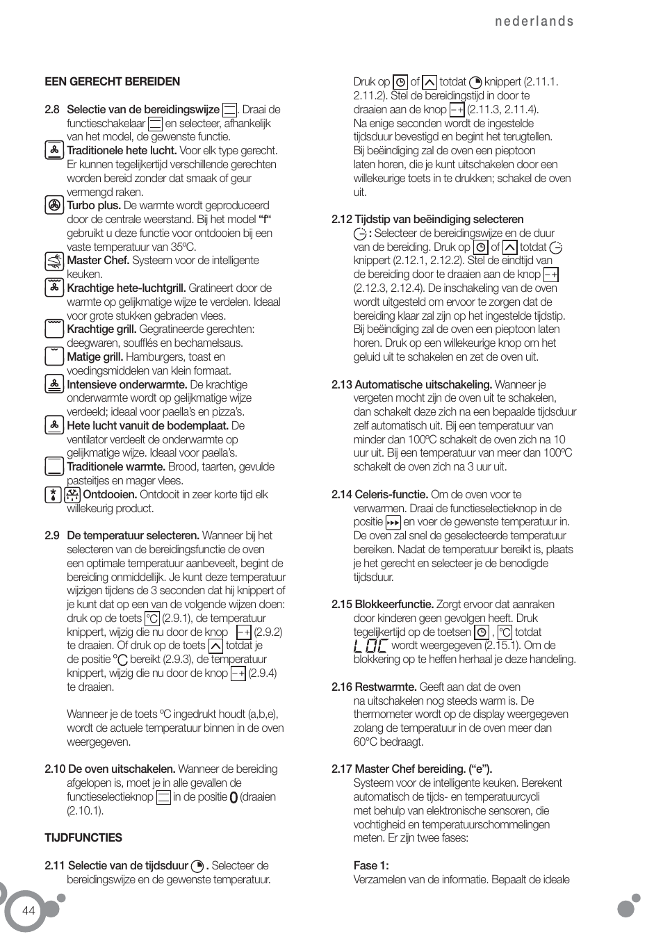 Fagor 6H-755CX User Manual | Page 46 / 114