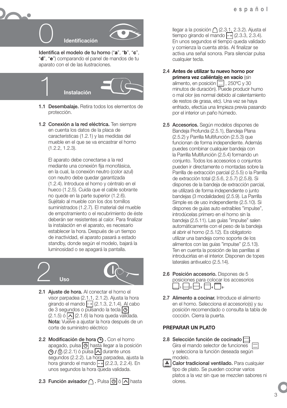 Fagor 6H-755CX User Manual | Page 5 / 114