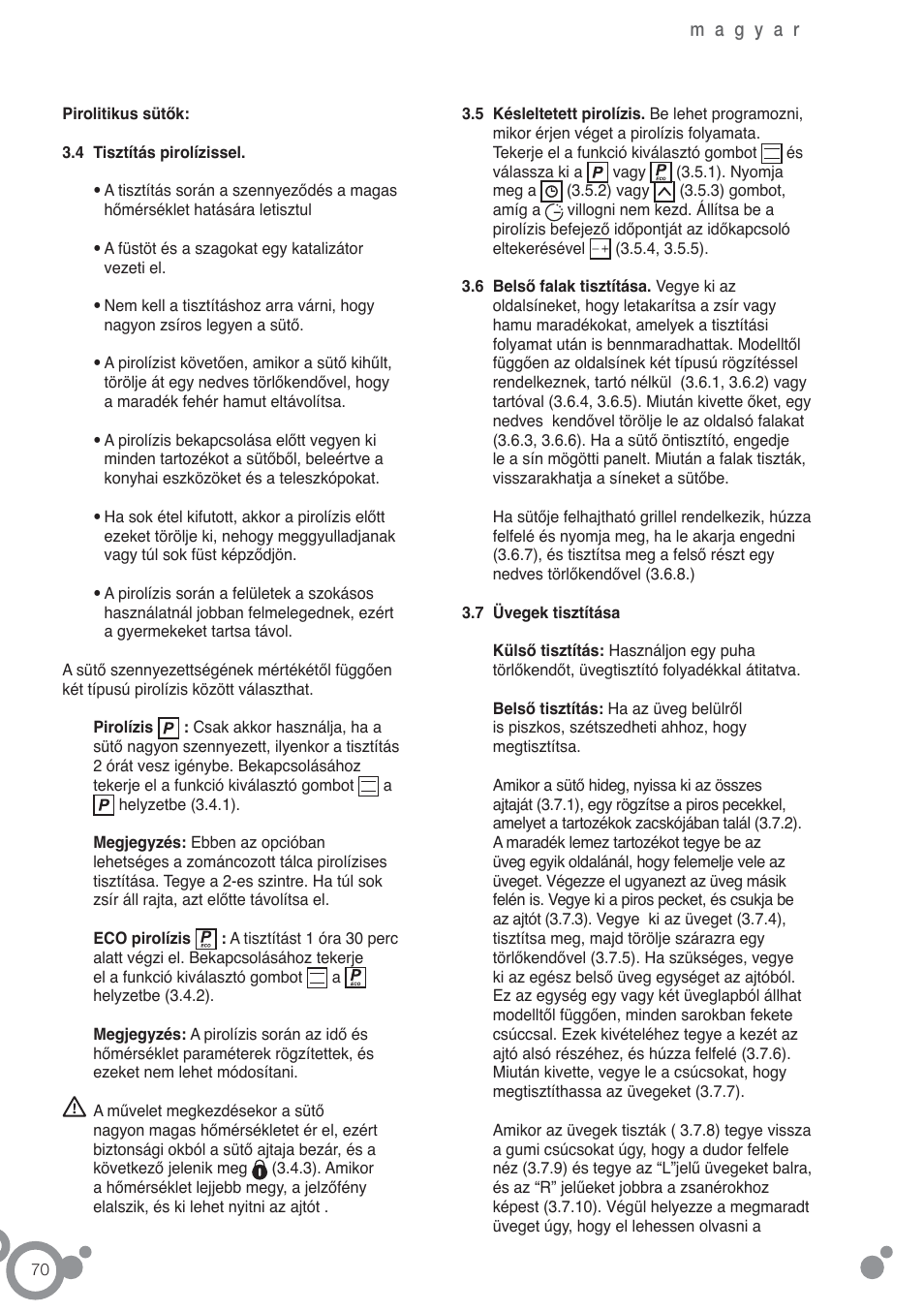 Fagor 6H-755CX User Manual | Page 72 / 114