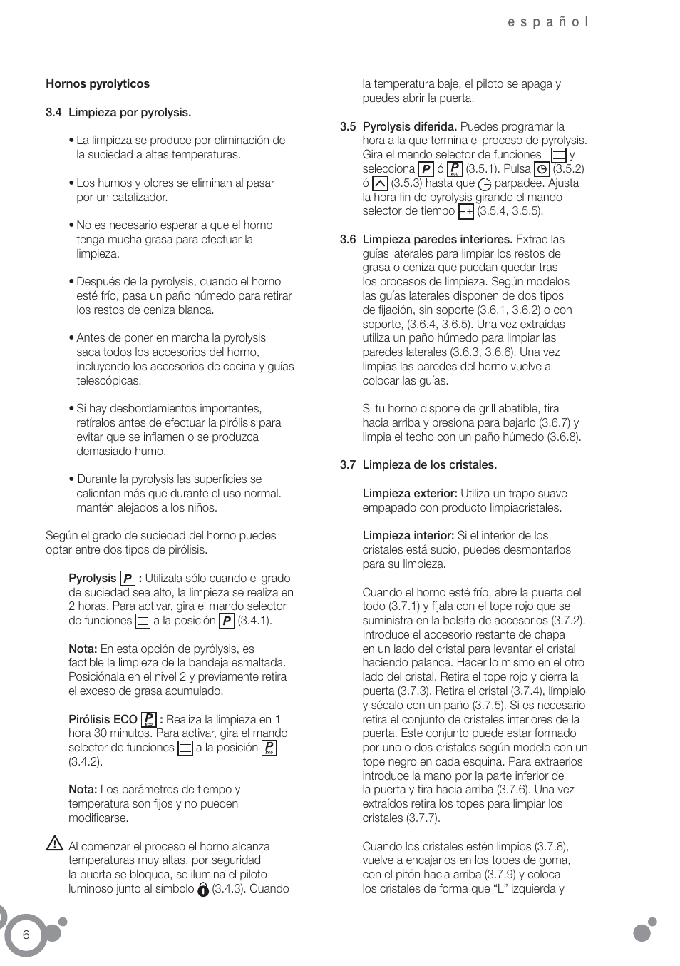 Fagor 6H-755CX User Manual | Page 8 / 114